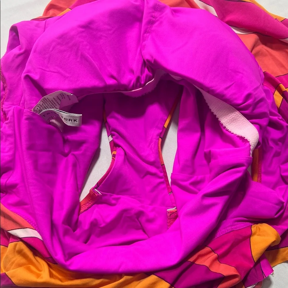 Trina Turk one piece swimsuit size 8 - Picture 5 of 9